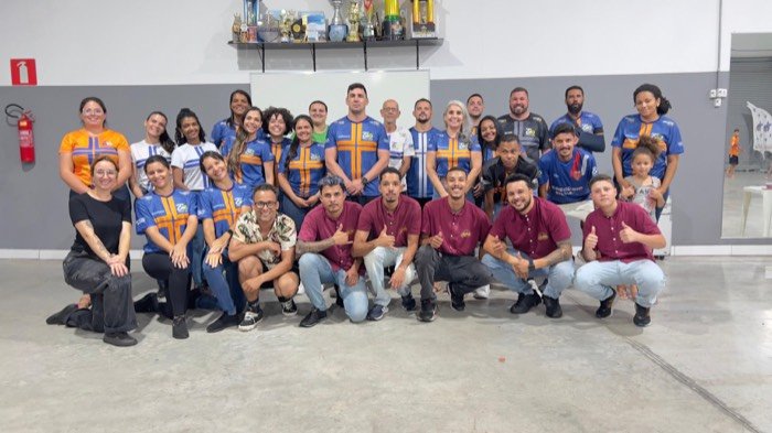 Crianças em atividade esportiva