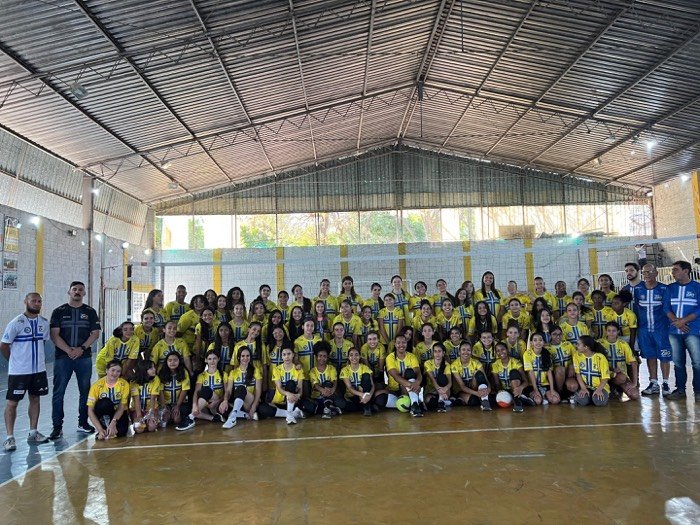 Aula de vôlei